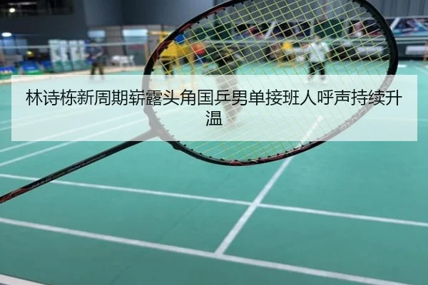 林诗栋新周期崭露头角国乒男单接班人呼声持续升温